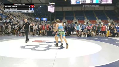 175 lbs Cons. Rd Of 64 - William Julian, Illinois vs Isaac Dunnom, Wisconsin