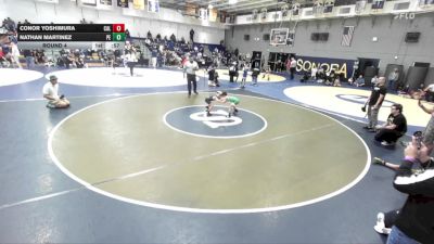 49 lbs Round 4 - Nathan Martinez, Poway Elite vs Conor Yoshimura, Cal-Grapplers