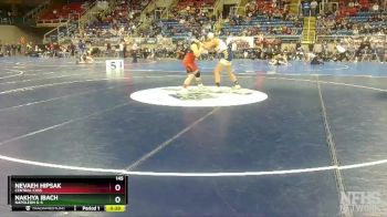 145 lbs Cons. Round 1 - NaKhya Ibach, Napoleon G-S vs Nevaeh Hipsak, Central Cass