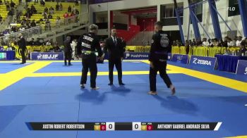 Anthony Gabriel Andrade Silva vs Justin Robert Robertson 2026 World Jiu-Jitsu IBJJF Championship