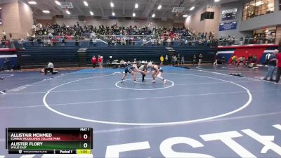 165 lbs Cons. Round 1 - Allistair Mohmed, Conroe Woodlands College Park vs Alister Flory, Wylie East