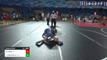 109 lbs Consi Of 32 #2 - Silas Foster, Legends Of Gold vs Victor Ramirez Jr., Central Catholic