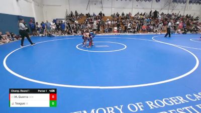 106 lbs Champ. Round 1 - Maddux Guerra, Daniel Cormier WA vs Judah Teague, Durham Elite