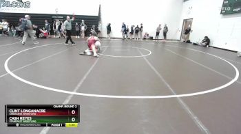 150 lbs Champ. Round 2 - Cash Reyes, Standfast Wrestling vs Clint Longanacre, Chickasha Wrestling