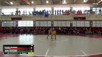 165 lbs Cons. Semi - Myles Leonard, Springfield vs Sean Monteiro, Western New England