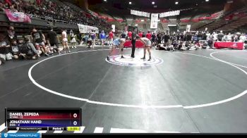 152 lbs Round 1 (16 Team) - Daniel Zepeda, SCVWA vs Jonathan Hand, IEWA