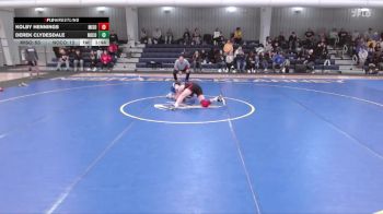132 lbs Round 2 (16 Team) - Kolby Hennings, Millard South vs Derek Clydesdale, Norton Community