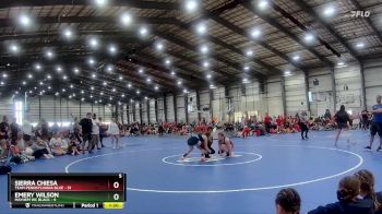 127 lbs Quarters - Sierra Chiesa, Team Pennsylvania Blue vs Emery Wilson, Mayhem WC Black
