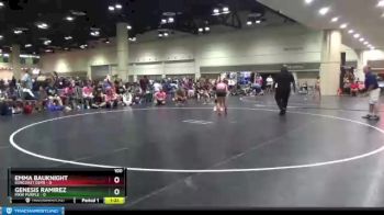 100 lbs Placement (16 Team) - Emma Bauknight, Suncoast Gems vs Genesis Ramirez, MXW Purple