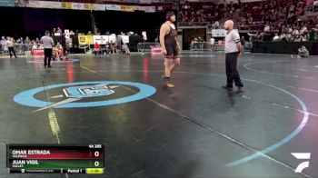 4A 285 lbs Champ. Round 1 - Juan Vigil, Valley vs Omar Estrada, Valencia