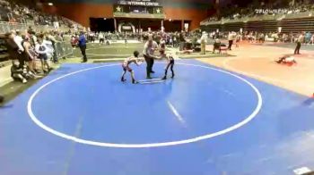 61 lbs Round Of 16 - Nikkos Guillen, Chatfield WC vs Brandt Jacobsen, 307 Wrestling