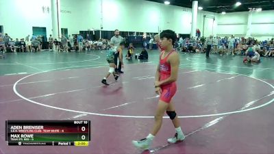 113 lbs Round 2 (16 Team) - Aden Breniser, S.E.O. Wrestling Club- Team White vs Max Rowe, Team STL Red