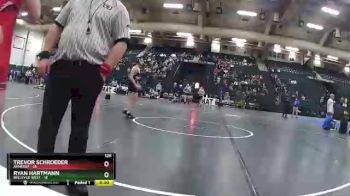 126 lbs Placement Matches (16 Team) - Ian Hughes, Amherst vs Ammon Peterson, Bellevue West