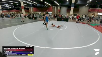 126 lbs Cons. Round 4 - Jordan Builtron-Arguello, Pirate Wrestling Club vs Mahir Ali, Finesse Wrestling Club