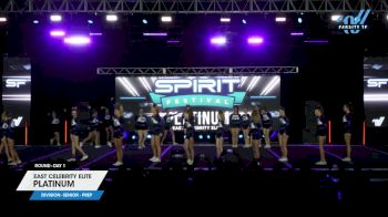 East Celebrity Elite - Platinum [2025 L2.1 Senior - PREP Day 1] 2025 Spirit Fest Grand Nationals