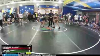 97 lbs Round 2 - MacKenzie Allcroft, Fort Pierce vs Camdyn Elliott, Well Trained