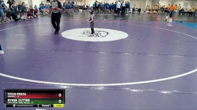 45 lbs Quarterfinals (8 Team) - Titus Pesta, Sartell vs Ryker Zutter, NYM (New York Mills)