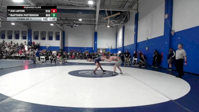 150 lbs Consi Of 4 - Joe Linton, Natick vs Matthew Patterson, Middleborough