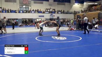 160 lbs Quarterfinal - Aaron Sheffield, CPX Wrestling vs Lucas DeSilva, Collins Hill/Compound
