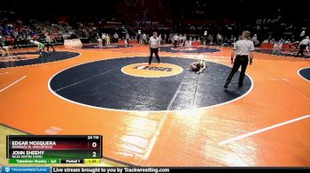 2A 113 lbs Semifinal - John Sheehy, Niles (Notre Dame) vs Edgar Mosquera, Riverside (R.-Brookfield)