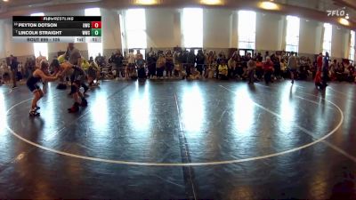 105 lbs Champ. Round 1 - Lincoln Straight, Warrior Wrestling Club vs Peyton Dotson, The Union Wrestling Club