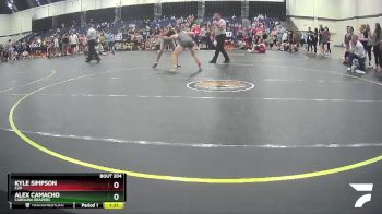 125 lbs Champ. Round 1 - Kyle Simpson, C2X vs Alex Camacho, Carolina Reapers