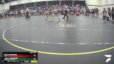 125 lbs Champ. Round 1 - Kyle Simpson, C2X vs Alex Camacho, Carolina Reapers