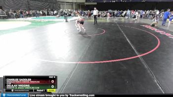 82 lbs Quarterfinal - Charlee Saddler, Franklin Pierce Cardinal Wrestling Club vs Delilah Wiggins, Hoquiam Jr. Grizzly Wrestling Club