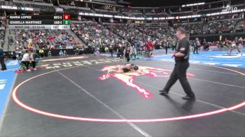 G110-4A Cons. Round 2 - Maria Lopez, North Fork High School Girls vs Izabella Martinez, Las Animas Girls