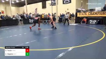 212 lbs Quarterfinal - Daiveon Taylor, Moon vs Zane Hagans, Somerset