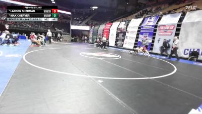 144 Class 3 lbs Cons. Round 1 - Max Coerver, Windsor (Imperial) vs Landon Sherman, Winnetonka