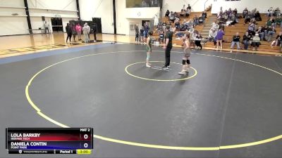 124 lbs Championship Bracket - Lola Barkby, Indiana Tech vs Daniela Contin, Point Park