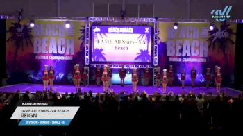 FAME All Stars - VA Beach - REIGN [2023 L3 Junior - Small - B 3/25/2023] 2023 ACDA Reach the Beach Grand Nationals - DI/DII