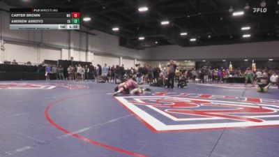 285 lbs Quarterfinal - Carter Brown, MO vs Andrew Arroyo, CA
