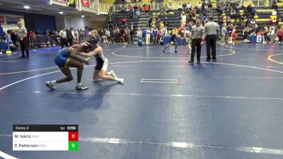 133 lbs Consy 2 - Mason Iskric, Bishop McDevitt vs Patrick Patterson, Moeller