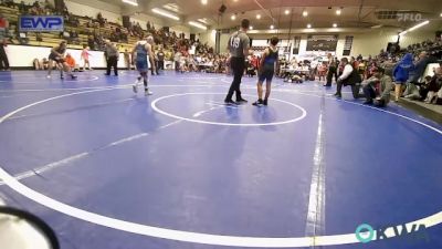 90 lbs Consolation - Boston Heissler, Claremore Wrestling Club vs Brantley Mattison, R.A.W.