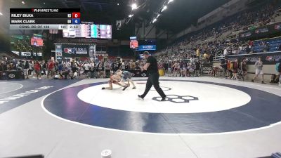 138 lbs Cons. Rd Of 128 - Riley Dilka, Kansas vs Mark Clark, Ohio