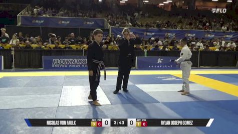 Rylan Joseph Gomez vs Nicolas Von Faulk 2026 Pan Kids Jiu-Jitsu IBJJF Championship
