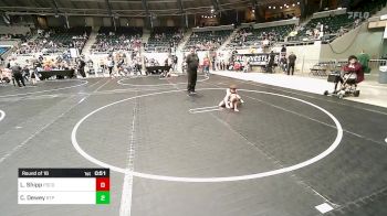 49 lbs Round Of 16 - Liam Shipp, Pocola Youth Wrestling vs Copper Dewey, Tulsa Blue T Panthers