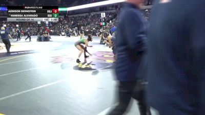 120 lbs Round Of 16 - Addison Bernstein, Orland (NS) vs Vanessa Alvarado, Highland (Bakersfield) (CS)