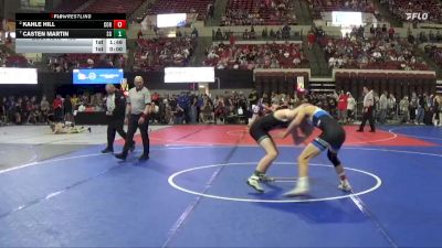 126 lbs Quarterfinal - Casten Martin, Stillwater Gladiators vs Kahle Hill, Corvallis
