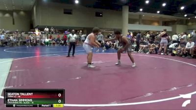 285 lbs Round 4 (6 Team) - Seaton Tallent, TNWA #2 vs Ethan Simmons, Crusaders WC- Black