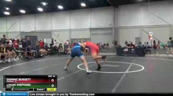 285 lbs Quarters & 1st Wb (16 Team) - Dominic Burgett, Indiana vs Logan Shephard, Ohio