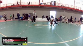 75 lbs 1st Place Match - Wyatt Melchi, Garrett Wrestling Club vs Mason Baylor, Milan Tribe Wrestling Club