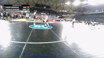 Boys 3A 157 lbs Cons. Round 2 - Parker Herrmann, O`Dea vs Yaroslav Bychkar, Sammamish