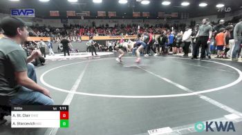 110 lbs Rr Rnd 1 - Anistyn St. Clair, Choctaw Ironman Youth Wrestling vs Addison Starcevich, Norman Grappling Club