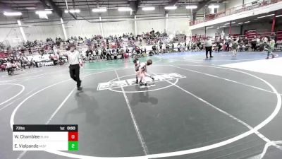 70 lbs Quarterfinal - Wallace Chamblee, Blanco vs Elijah Vialpando, Misfits