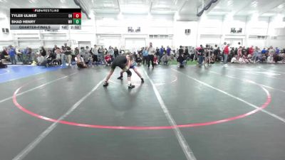 E-139 lbs Quarterfinal - Tyler Ulmer, OH vs Shad Henry, WV