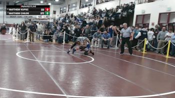 106 lbs Consi Of 8 #2 - Matthew Kupsc, Cohasset vs Matthew Childs, Upper Cape Cod RVT School