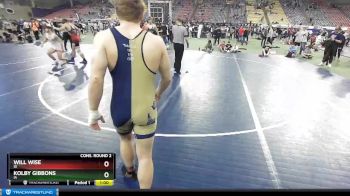 182 lbs Cons. Round 2 - Will Wise, ID vs Kolby Gibbons, IA